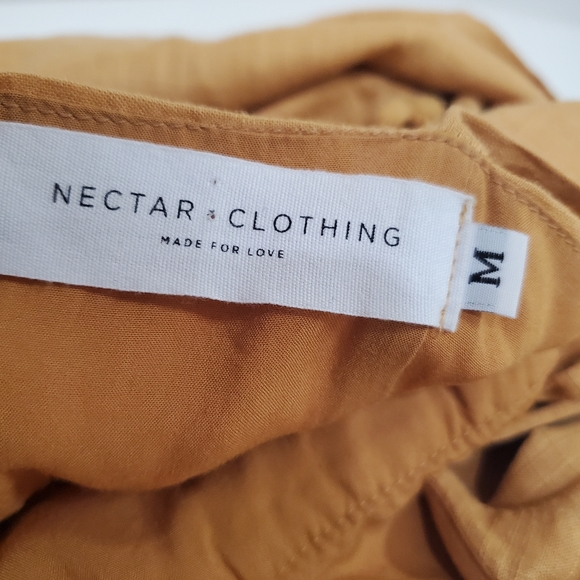 Nectar Clothing Hello Molly Dress Mustard Mini Dress Medium - Picture 6 of 7